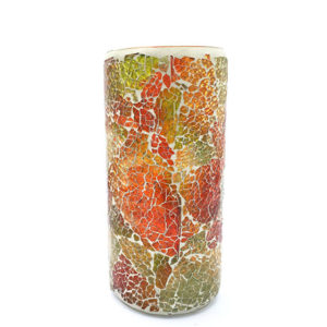 MV015-Green-Orange-Light-Candle-Vase-Small